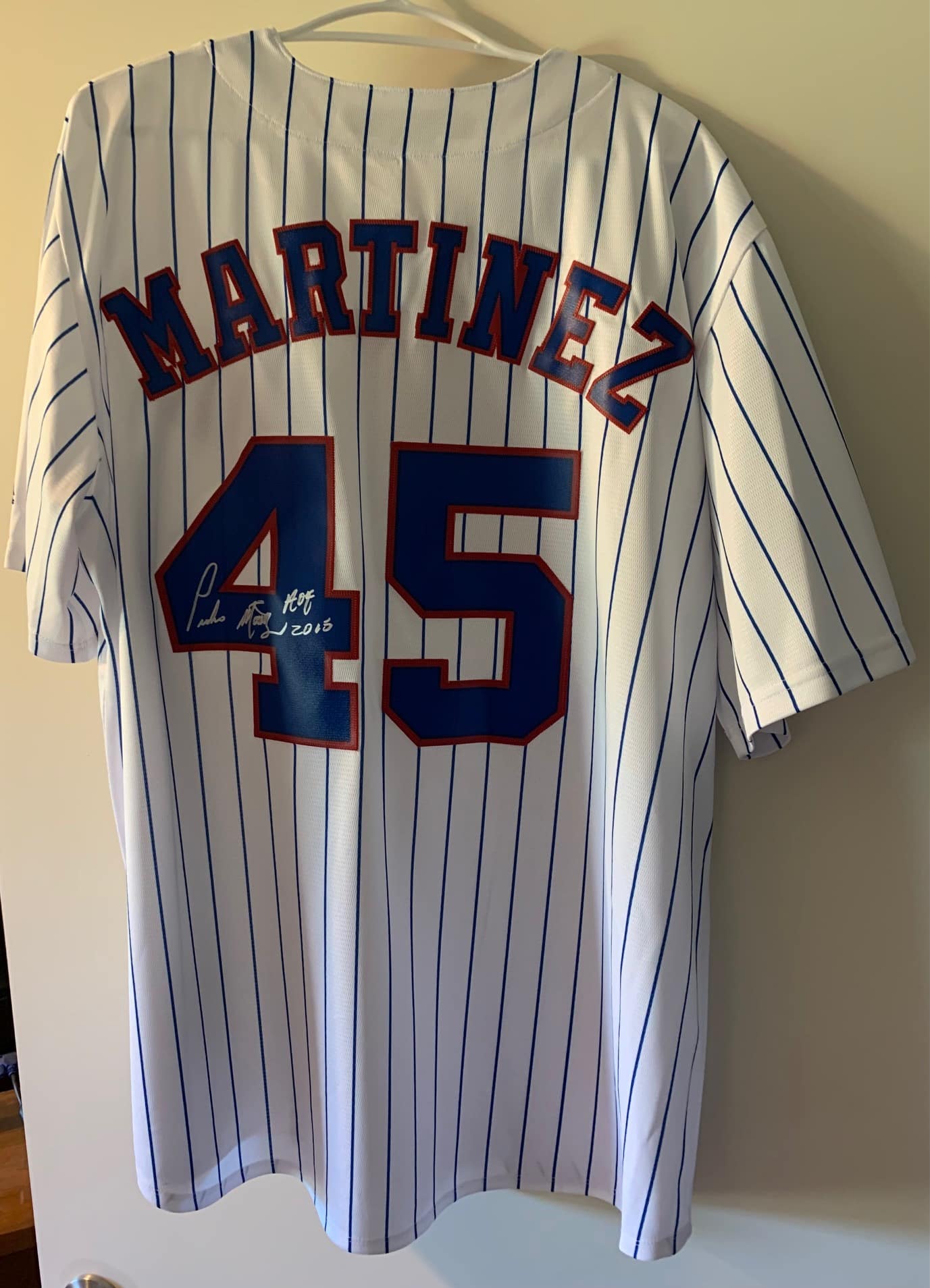 Pedro Martinez signed jersey - Canadian Baseball Hall of Fame and Museum